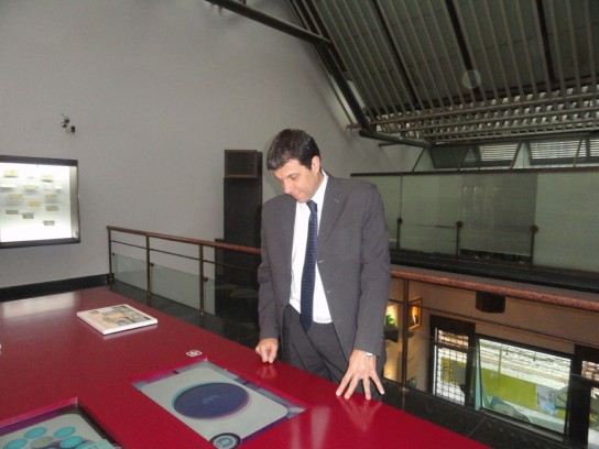 Ingeniero Agustín San Martín, director del Museo Banco Provincia