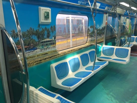 Subte de la ciudad de San Pablo, Brasil